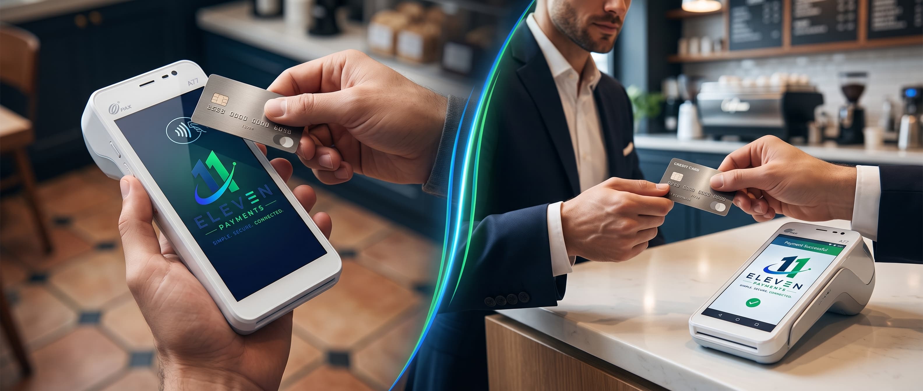 Merchants accepting fast, secure contactless card payments with Eleven Payments